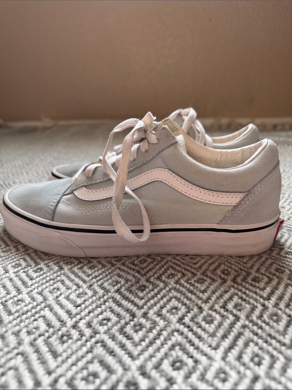 Vans Old Skool sneakers in a light grey-green Size U.S Man 5.5/Women 7 - Picture 8 of 14